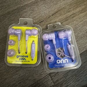 onn. / groove onn. Lavender In-Ear Earphones with Mic